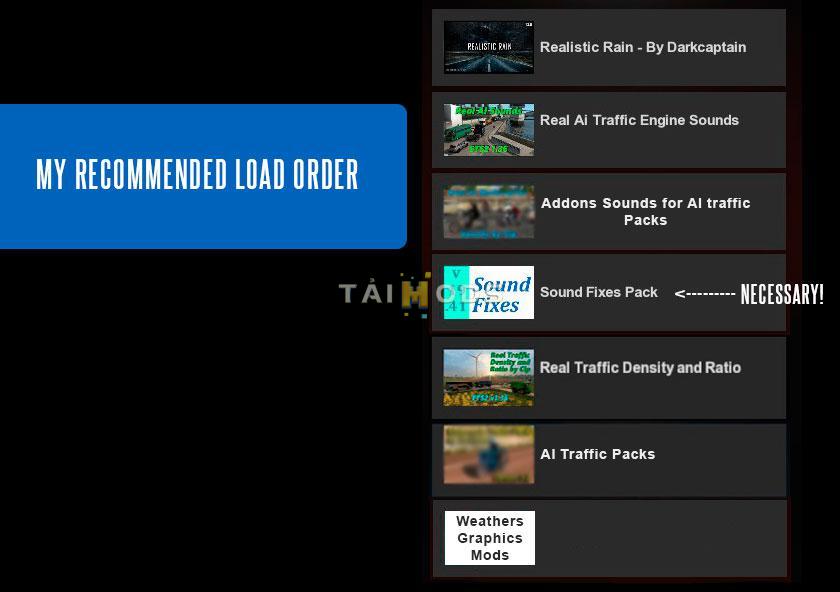 ETS2 - Realistic Rain V3.2 (1.36.x)