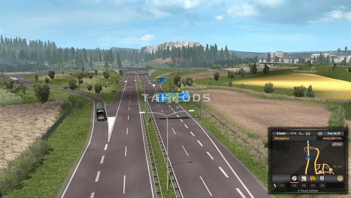 ETS2 - Junction Overhaul 1.23 for Promods 2.43 (1.36.x)