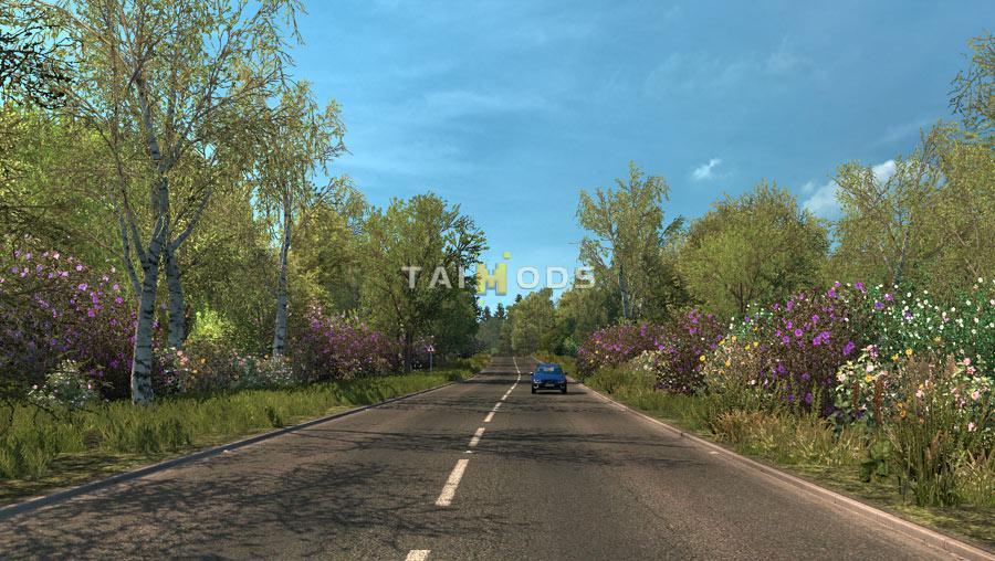 ETS2 - Spring Graphics & Weather Mod V3.4 (1.36.x)