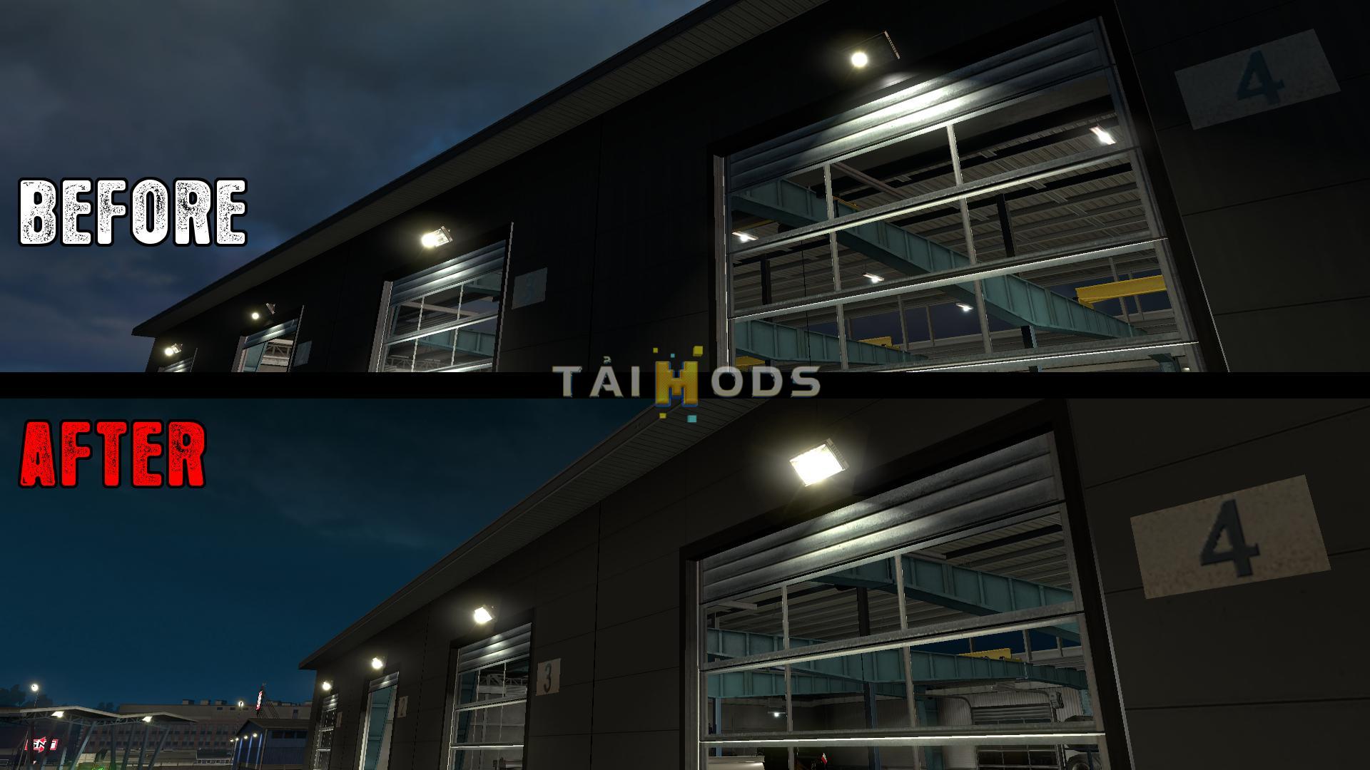 ETS2 - Improved Big Garage V1.3 (1.36.x)