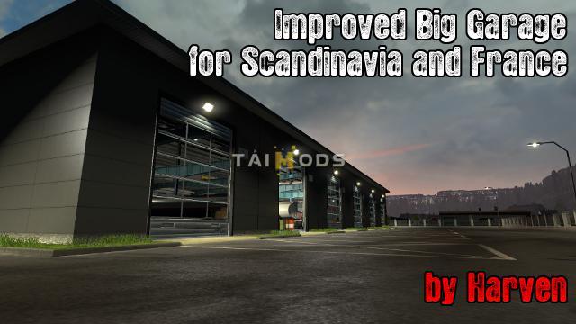 ETS2 - Improved Big Garage V1.3 (1.36.x)