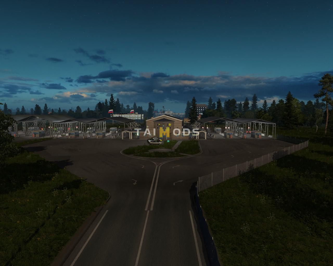 ETS2 - Border Improvements Pack for RusMap V1.9.1 (1.36.x)