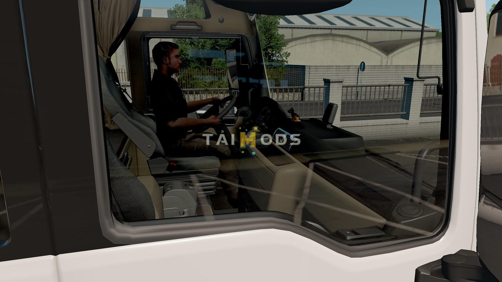 ETS2 - Exterior View Reworked for Man TGX Euro 6 V1.0 (1.35.X)