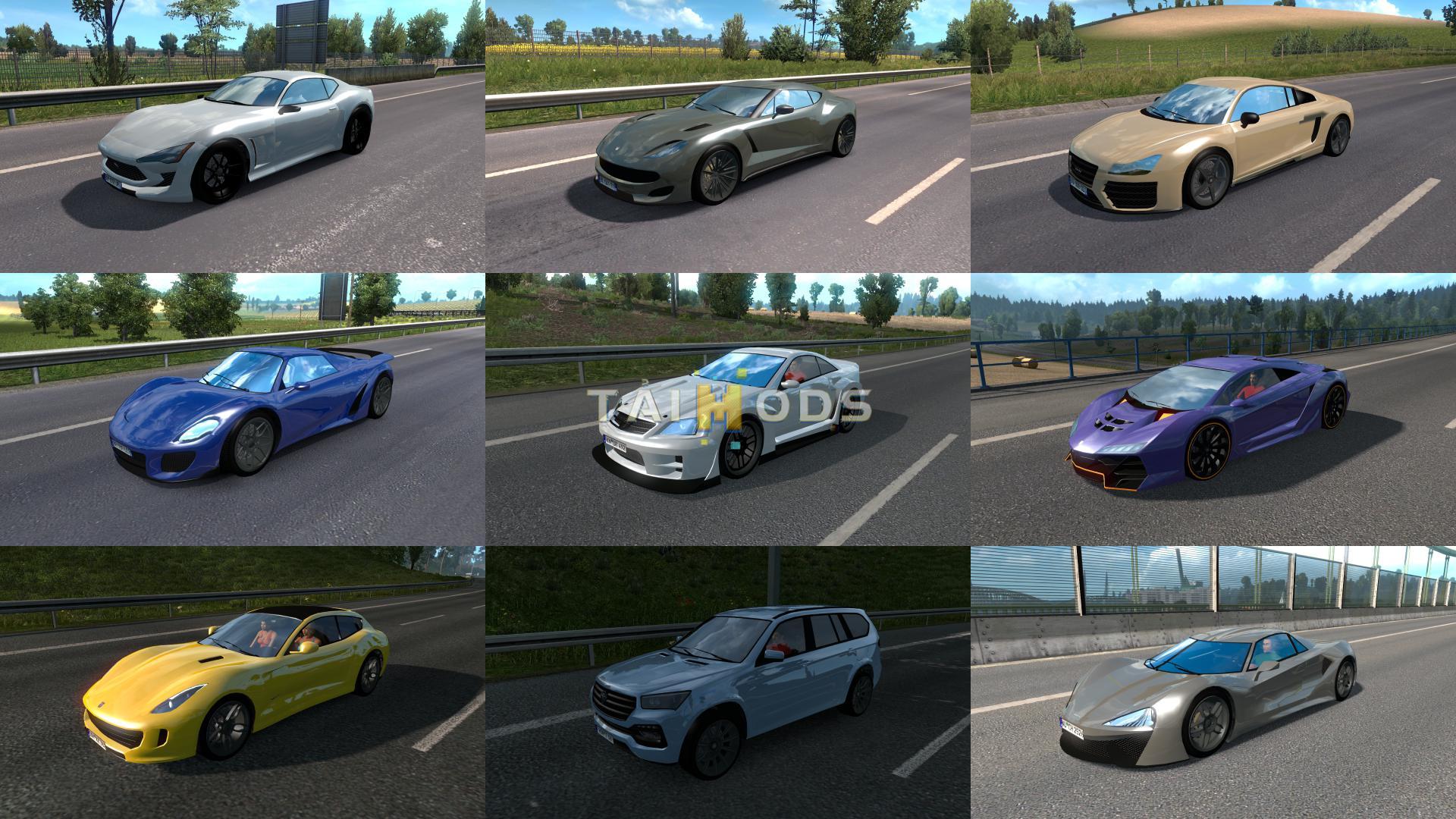 ETS2 - Gta V Traffic Pack (1.35.x)