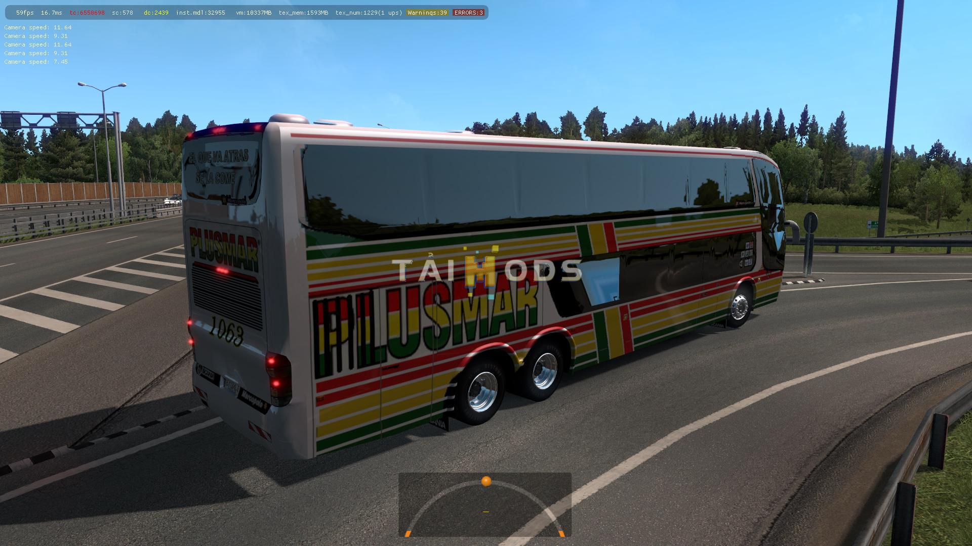 ETS2 - Buses of Argentinean Companies in Traffic Mod (1.35.X)