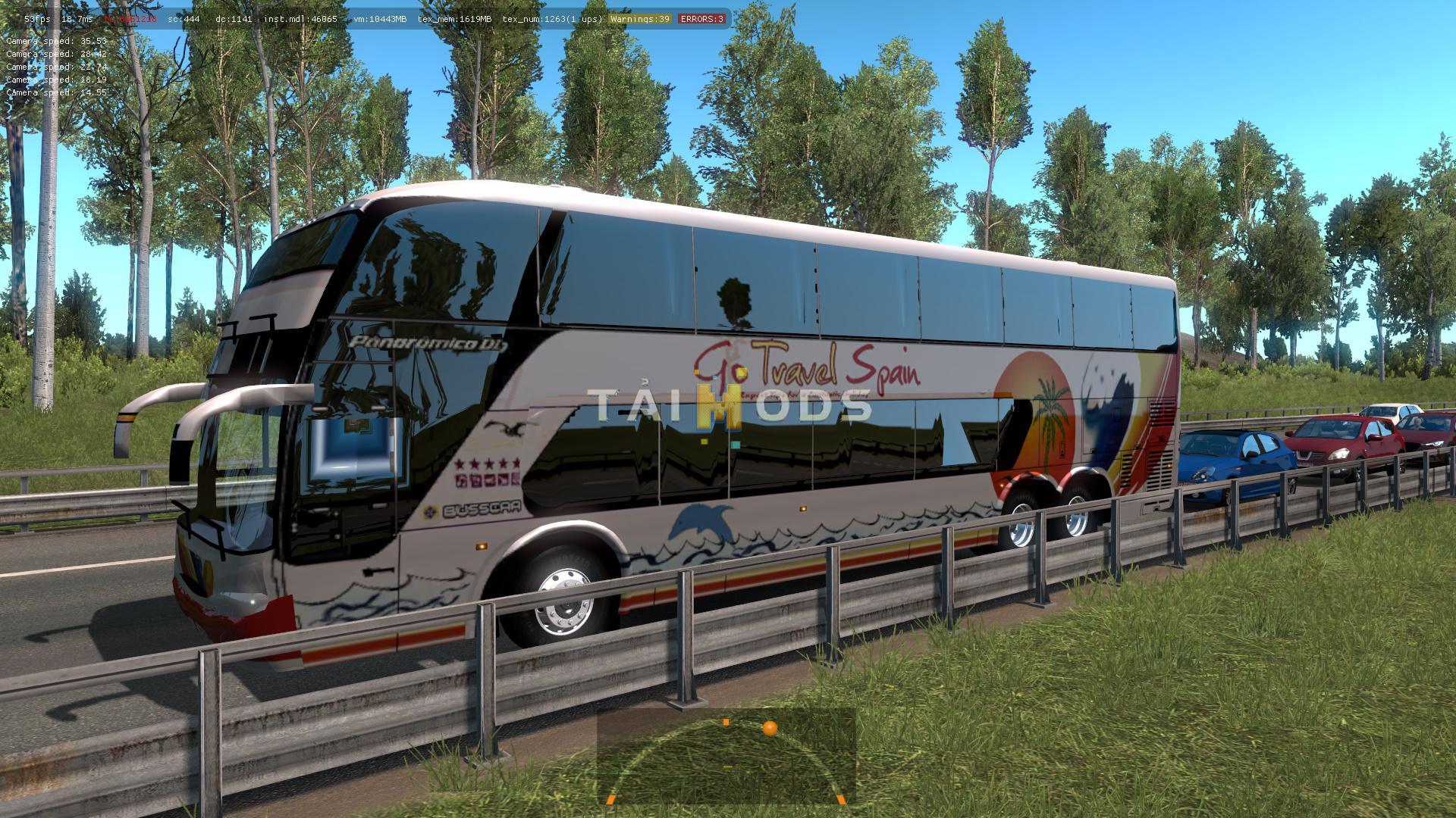 ETS2 - Buses of Argentinean Companies in Traffic Mod (1.35.X)