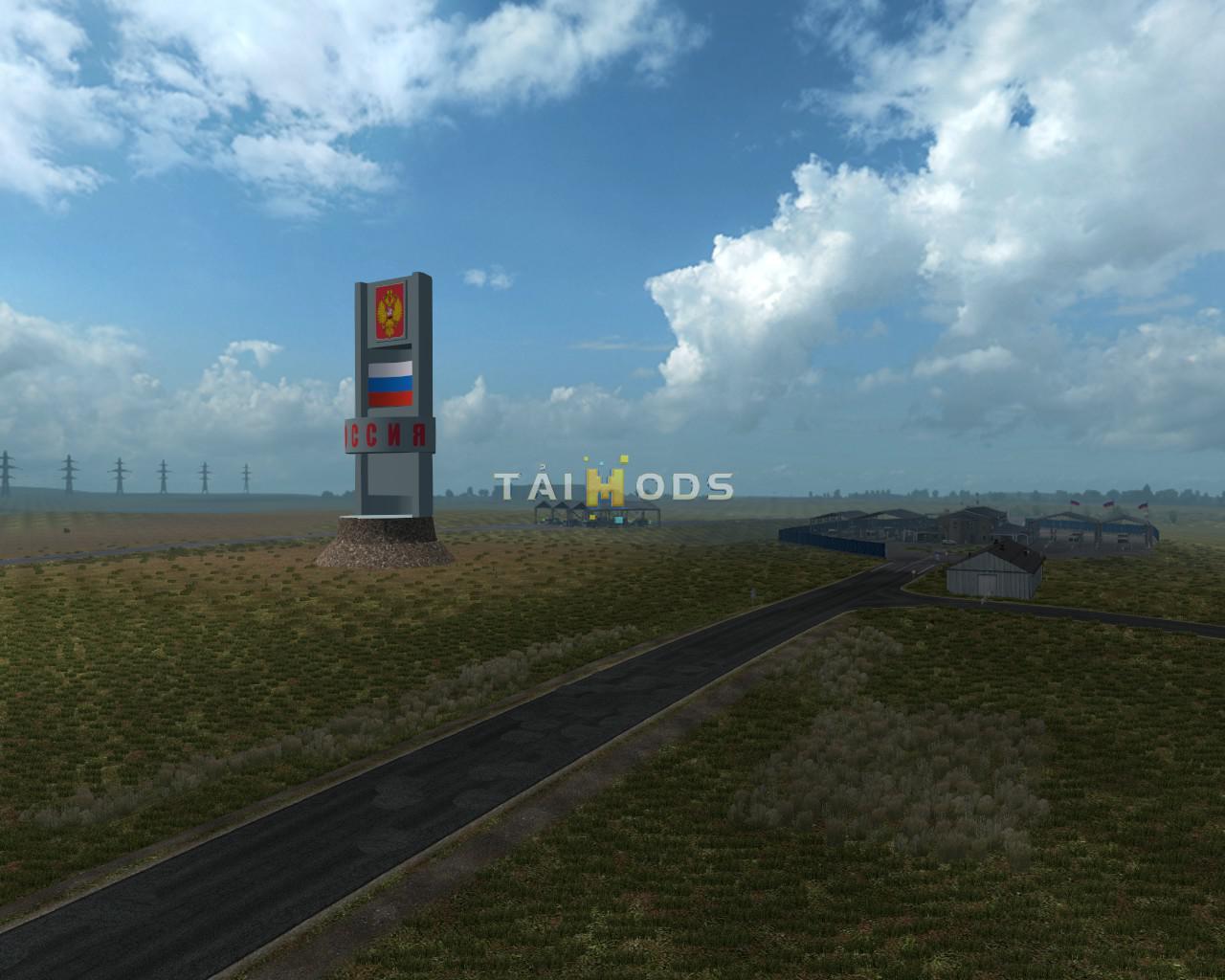 ETS2 - Border improvements Pack for The Great Steppe V1.2 (1.35.X)