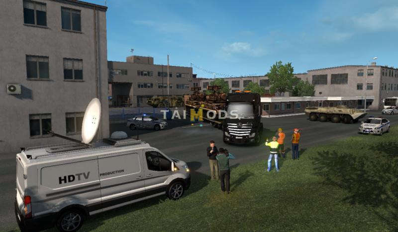 ETS2 - Military Oversized Cargo V2.0 (1.35.X)