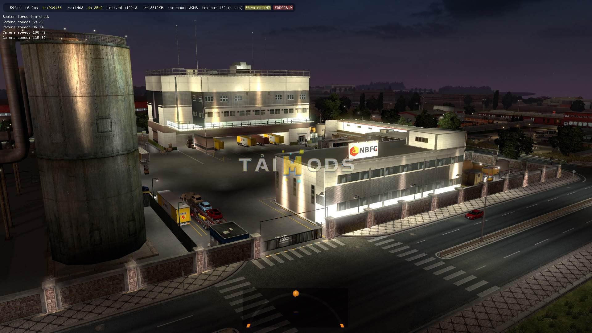 ETS2 - New Prefabs of Companies, Garages and Service Mod V2.0 (1.35.X)