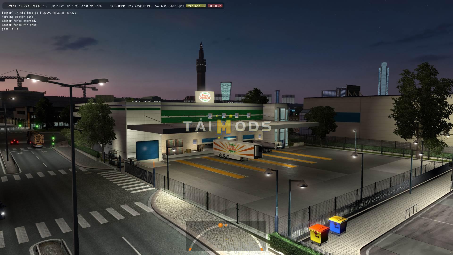 ETS2 - New Prefabs of Companies, Garages and Service Mod V2.0 (1.35.X)