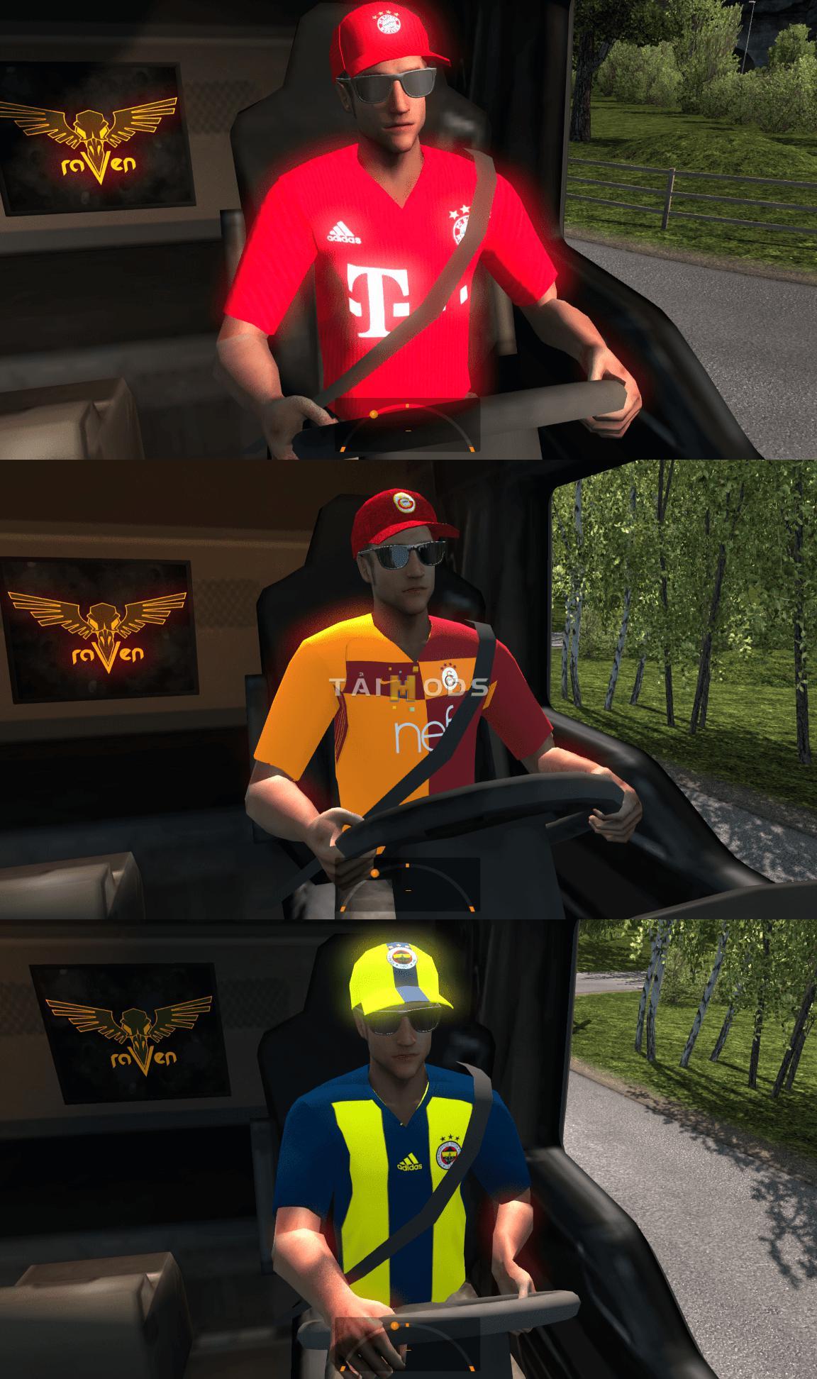 ETS2 - Driver Skin Pack (1.35.X)