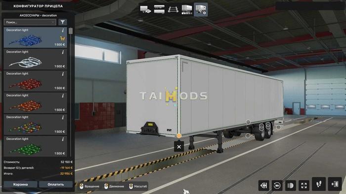 MOD ETS2 – Phụ Tùng ETS2 - Decoration Light V1.56 (1.56.x)