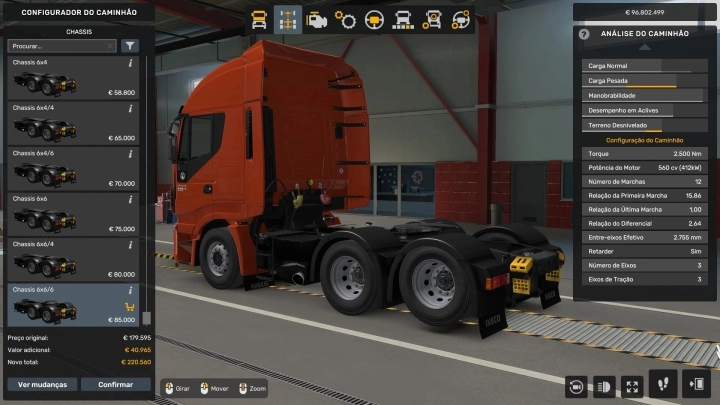 MOD ETS2 – Phụ Tùng ETS2 - Chassis Trucks V1.0 (1.53.x)