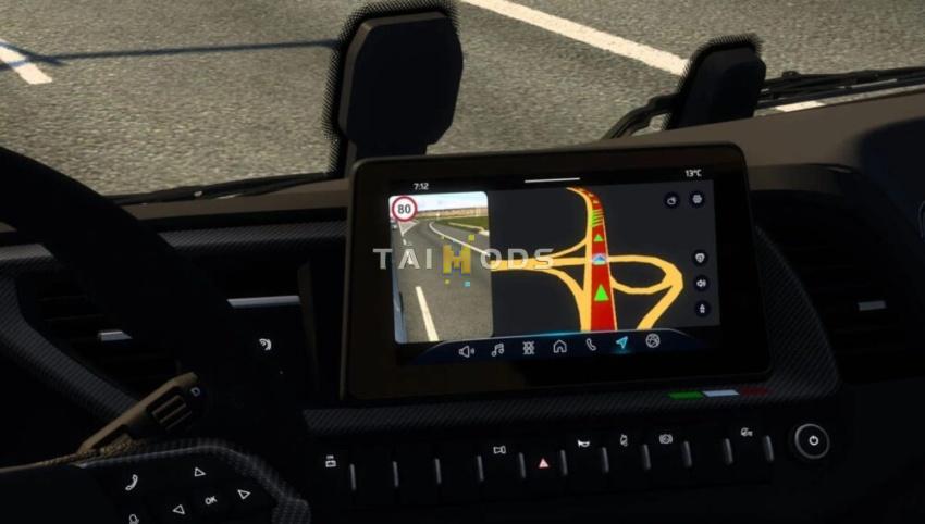 ETS2 - Iveco S-Way Improved Dashboard V1.56 (1.56.x)