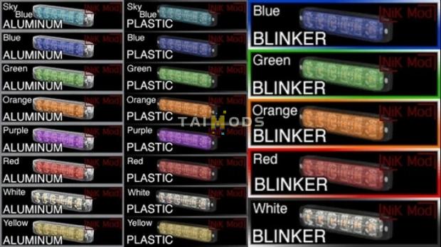 MOD ETS2 – Phụ Tùng ETS2 - NkD Led & Aux Light V4.3 (1.49.x)
