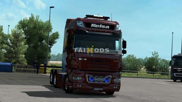 MOD ETS2 – Phụ Tùng ETS2 - Kelsa Lightbars for DAF XF 105 & 106 (1.47.x)