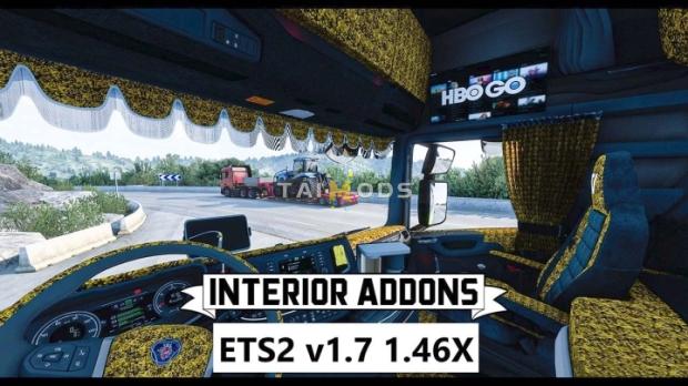ETS2 - Interior Addons Scania NextGen V1.7 (1.46.x)