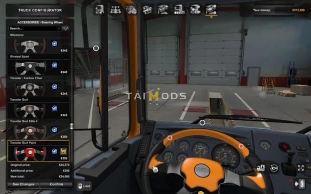 MOD ETS2 – Phụ Tùng ETS2 - SCI Wheel Pack v1.1.5 (1.45.x)
