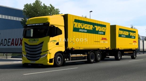MOD ETS2 – Phụ Tùng ETS2 - Swap Body Addon Iveco Pack V1.4 (1.45.x)