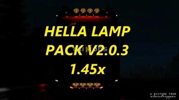 MOD ETS2 – Phụ Tùng ETS2 - Hella Lamp Pack v2.0.3 (1.45.x)