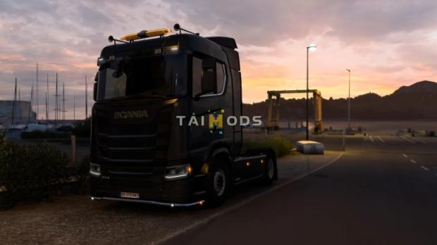 ETS2 - Scania 2016 Front Position Lights V1.2 (1.44.x)