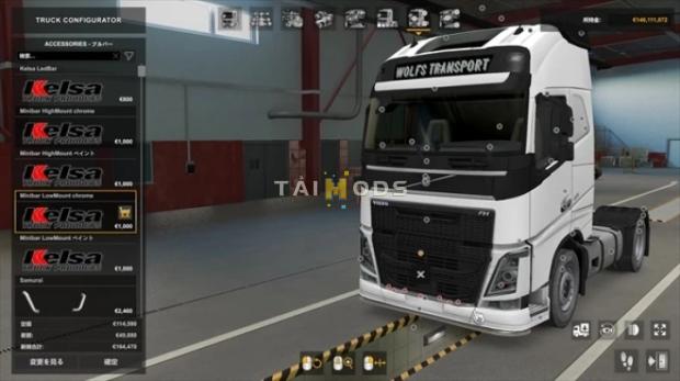 MOD ETS2 – Phụ Tùng ETS2 - Kelsa Addon Packs V1.0.8 (1.43.x)