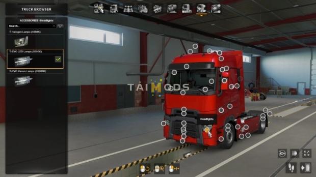 ETS2 - Headlight Options (Led + Xenon) Update 3 (1.43.x)