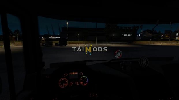 ETS2 - Interior Light & Emblems V8.4 (1.43.x)