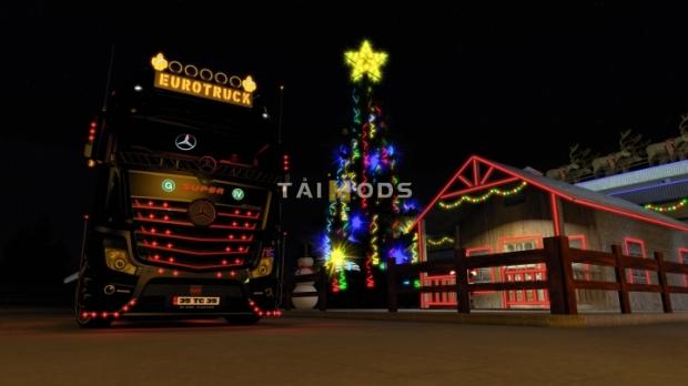 MOD ETS2 – Phụ Tùng ETS2 - Mercedes Actros MP4 Addons V2.0 (1.43.x)
