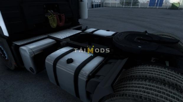 MOD ETS2 – Phụ Tùng ETS2 - Added Second Fuel Tank for MB Actros MP3 V1.0 (1.42.x)