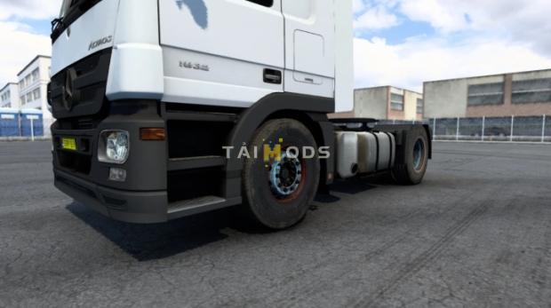 MOD ETS2 – Phụ Tùng ETS2 - Added Second Fuel Tank for MB Actros MP3 V1.0 (1.42.x)