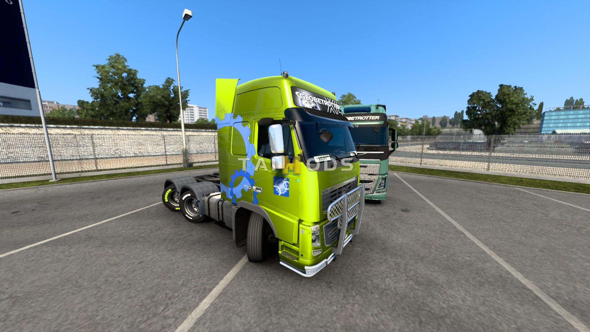 MOD ETS2 – Phụ Tùng ETS2 - Volvo Trucks All Steerable Axle (1.42.x)