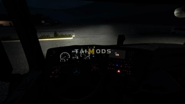 ETS2 - Mercedes-Benz New Actros Corrected Gauges (1.42.x)