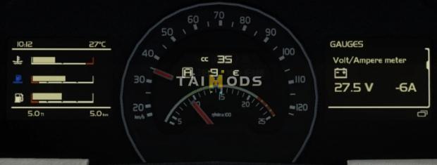 MOD ETS2 – Phụ Tùng ETS2 - Volvo FH 2012 Realistic Dashboard Computer (1.42.x)