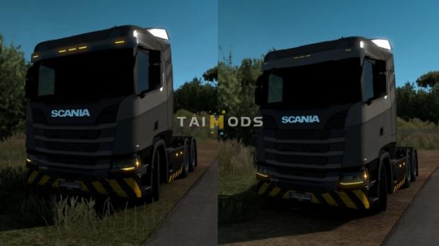 MOD ETS2 – Phụ Tùng ETS2 - Scania 2016 Front Amber Position Lights (1.42.x)