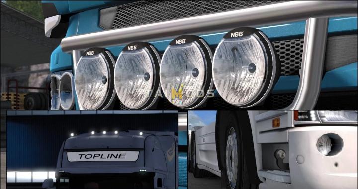 ETS2 - Powerkasi Light & Accessory V1.3.2 (1.40.x)