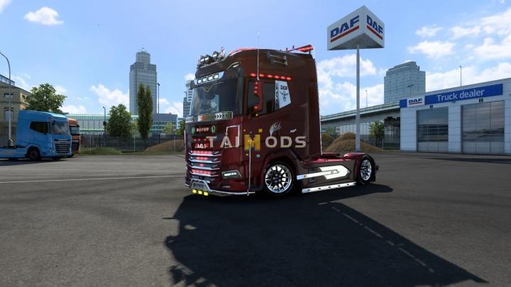 ETS2 - DAF XG/XG+ Addons (1.41.x)