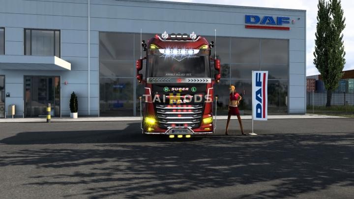 ETS2 - DAF XG/XG+ Addons (1.41.x)