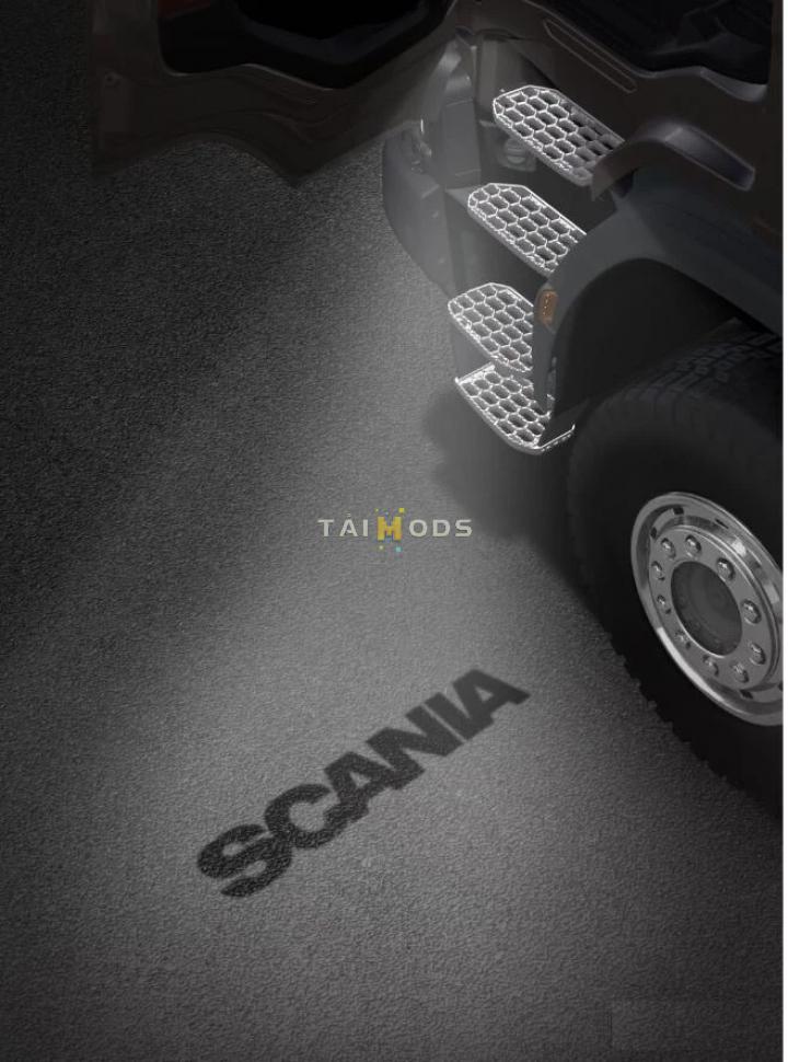 ETS2 - Truck Door Projector Led Logo Lights for All Trucks V1.0 (1.40.x)
