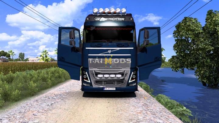 MOD ETS2 – Phụ Tùng ETS2 - All Volvo Trucks Door Animation Mod (1.40.x)