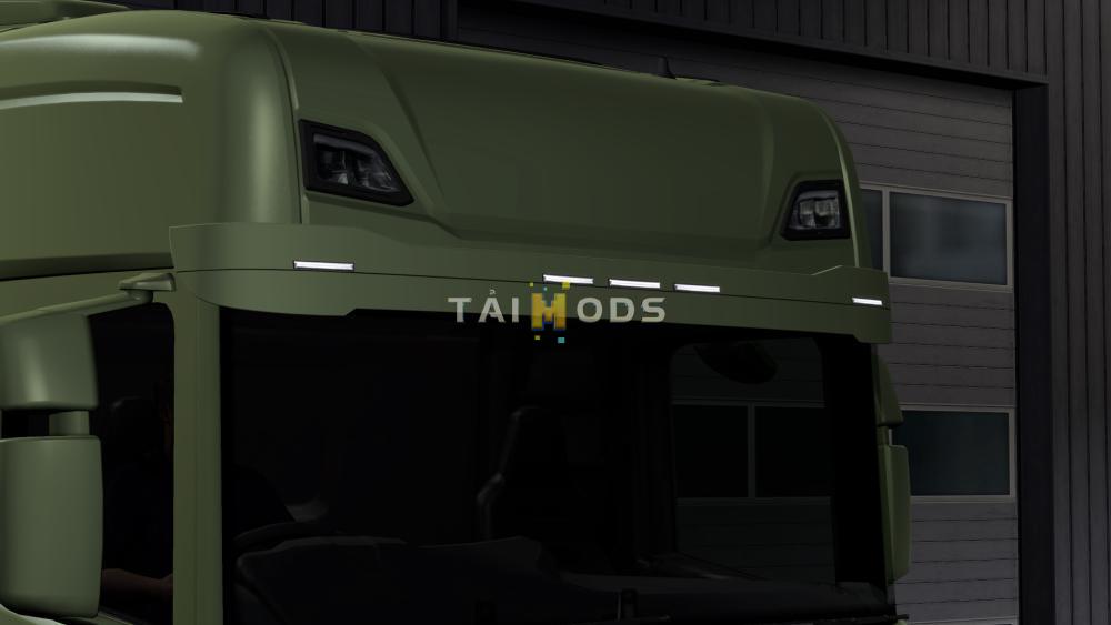 MOD ETS2 – Phụ Tùng ETS2 - Painted Stock Sunsield for Scania Next-Gen V1.0 (1.40.x)