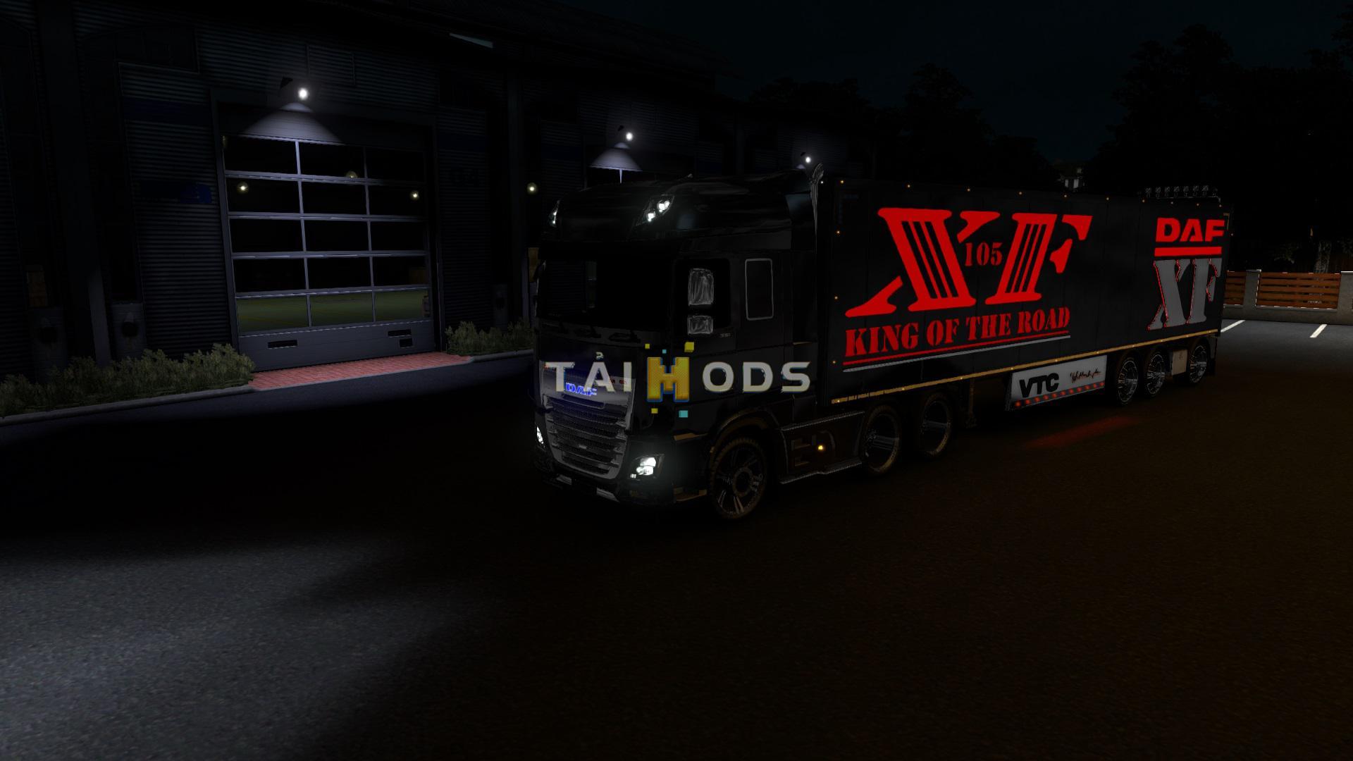MOD ETS2 – Phụ Tùng ETS2 - Daf XF 105 and Daf Euro 6 Little Tuning (1.40.x)