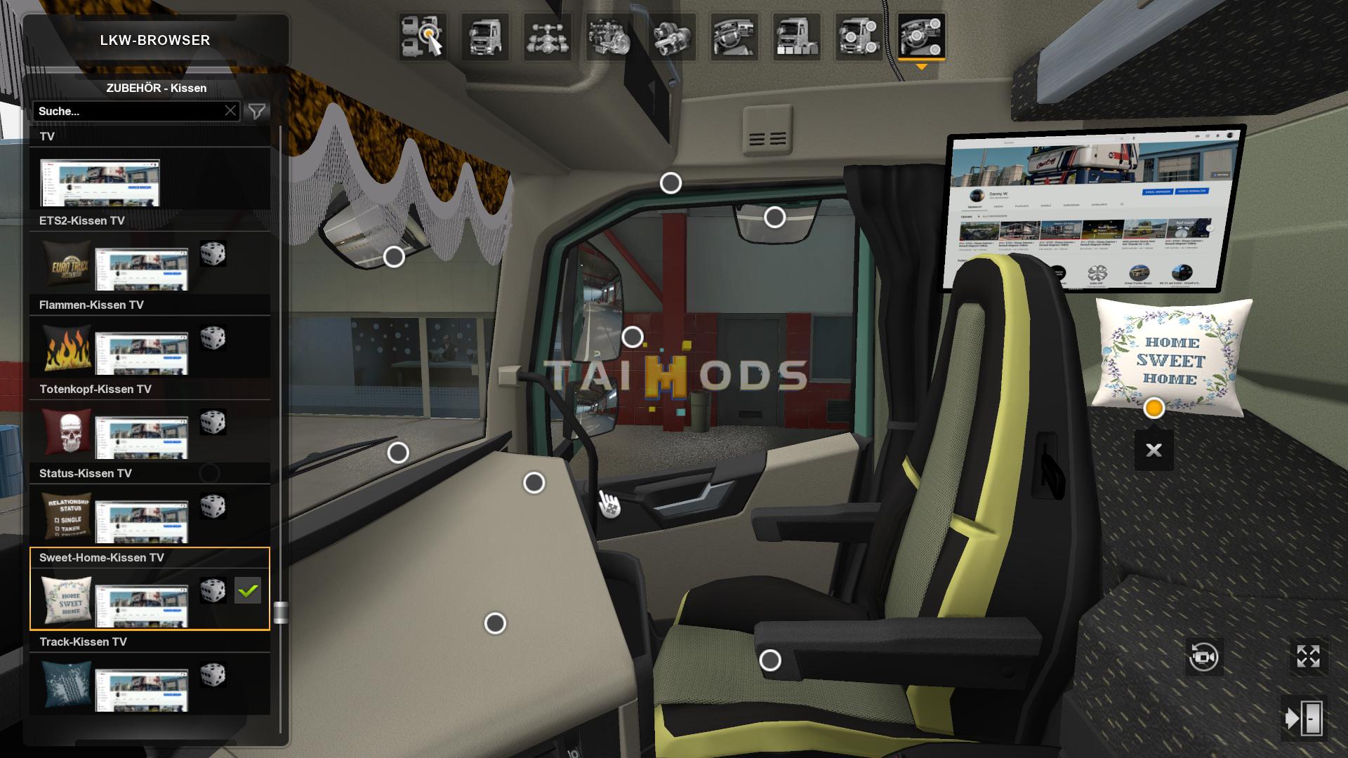 MOD ETS2 – Phụ Tùng ETS2 - Wollis Interior Addon V1.0 (1.39.x)