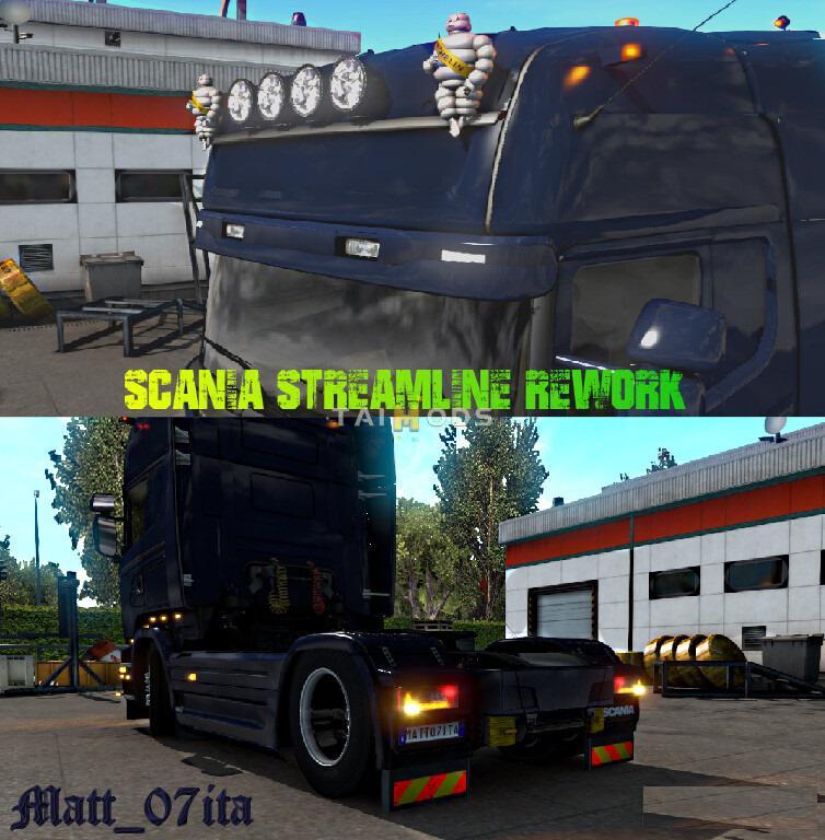 ETS2 - Scania Streamline Rework + Parts V1.0 (1.39.x)