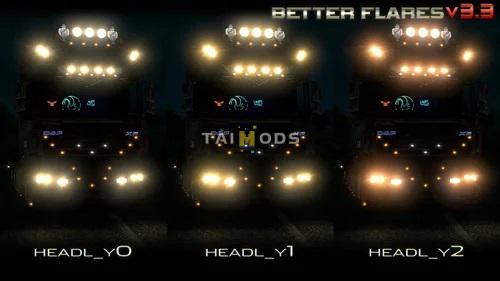ETS2 - Better Flares V3.3B (1.39.x)