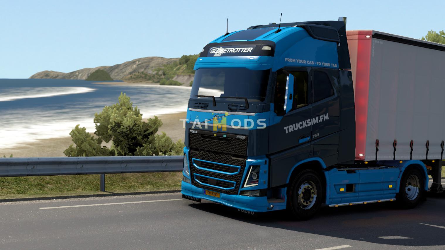 MOD ETS2 – Phụ Tùng ETS2 - TSFM Volvo FH 2012 + Tuning Pack Skin (1.38.x)