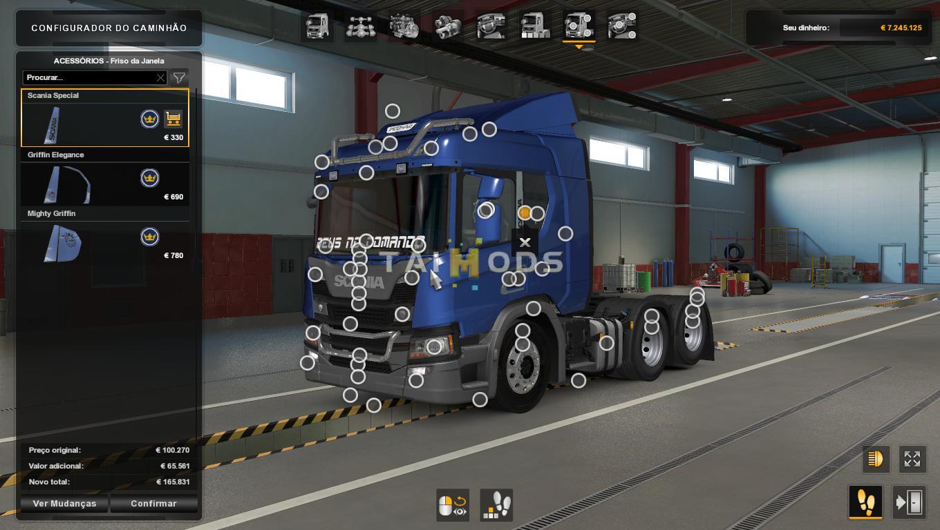 ETS2 - Addons Brazilian Parts Scania Next Gen (Eugene) 1.38.x