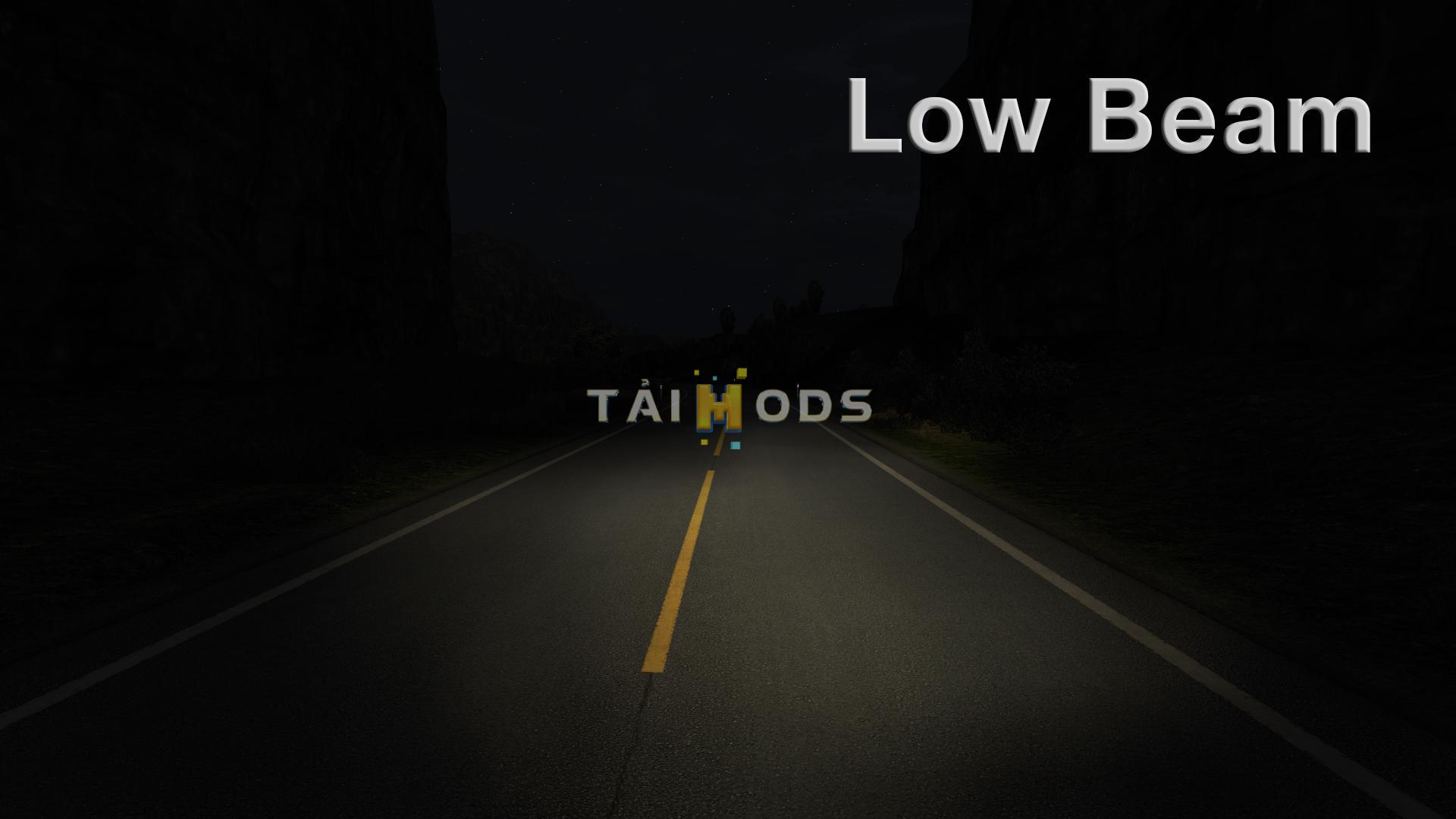 ETS2 - Realistic Headlights V2.1 (1.38.x)
