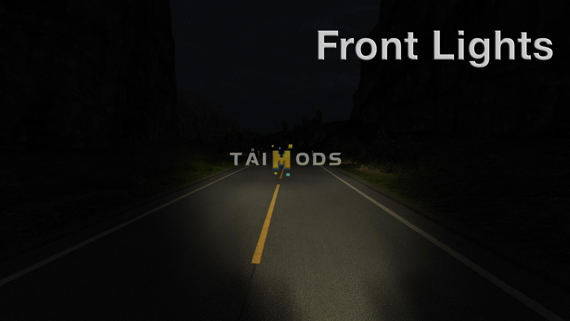 ETS2 - Realistic Headlights V2.1 (1.38.x)