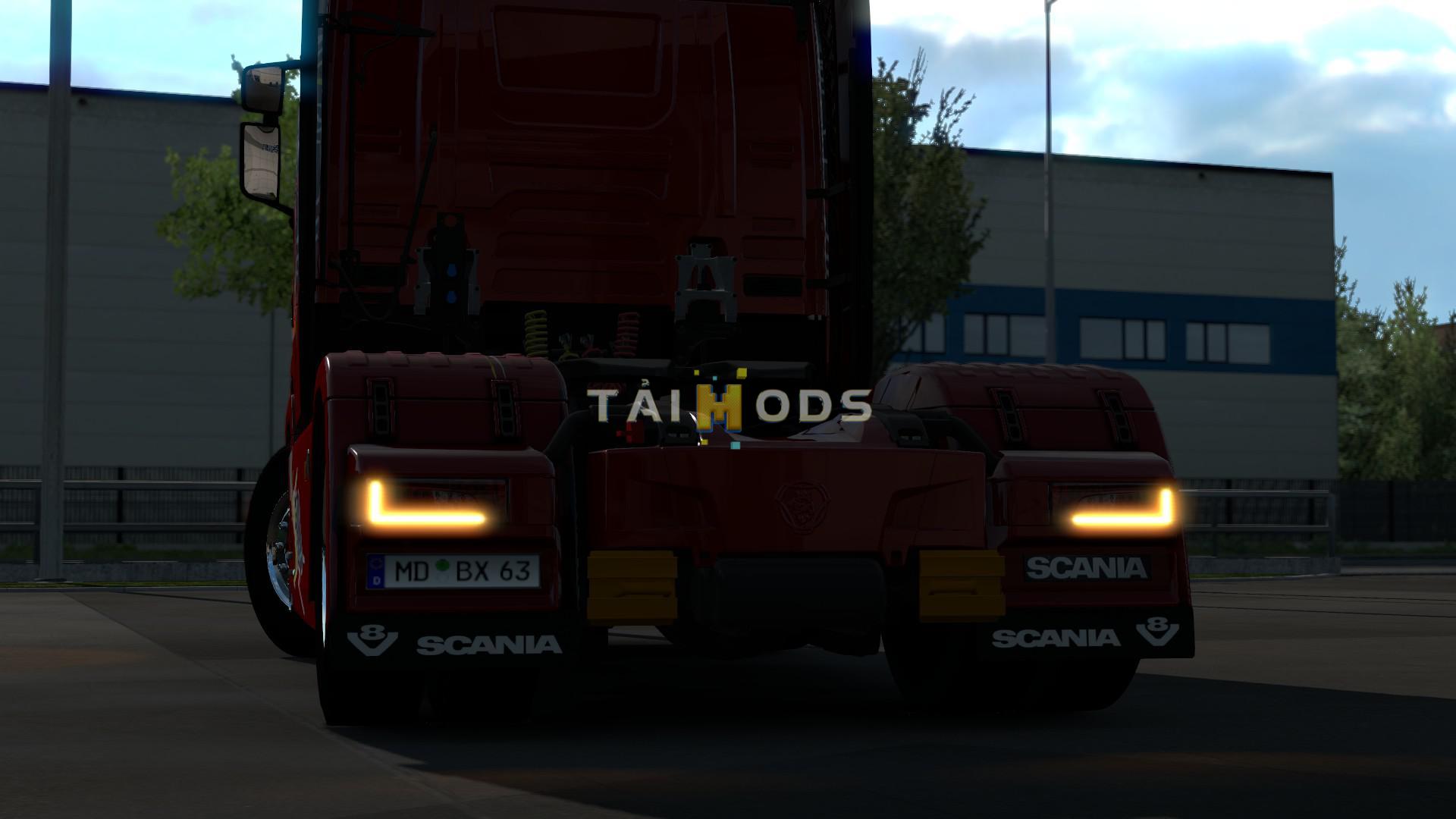 ETS2 - Sequential Turn Signal Mod for Next Gen Scania V1.21 (1.37.x)